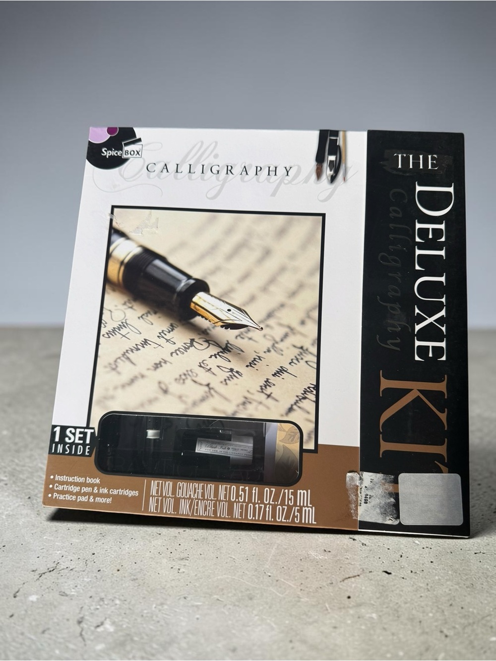 Deluxe Calligraphy Kit - Black and Gold